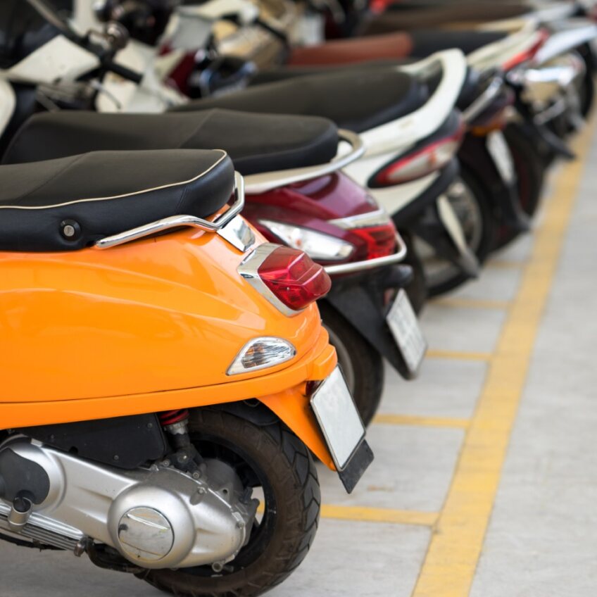 Bike and motorcycle parking