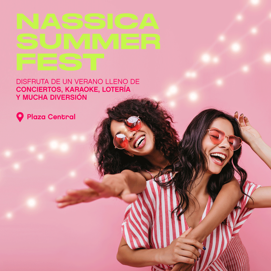 dos chicas de festival
