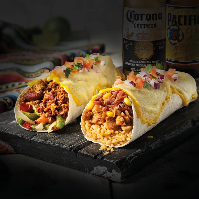 burritos de carne