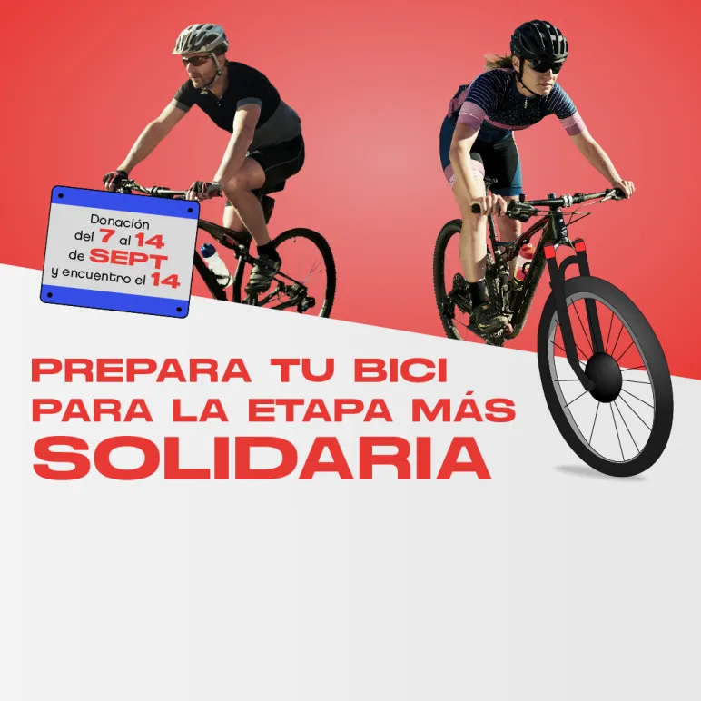 dos personas en bici