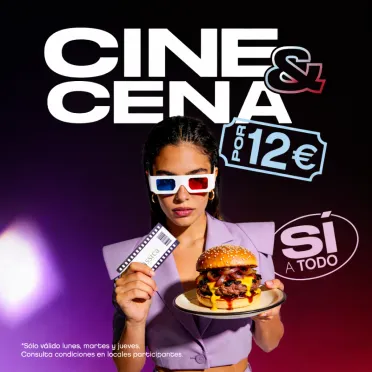 cine+cena sin fechas